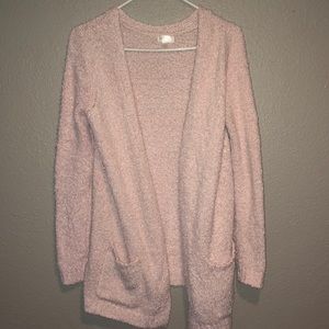 Super soft light pink cardigan